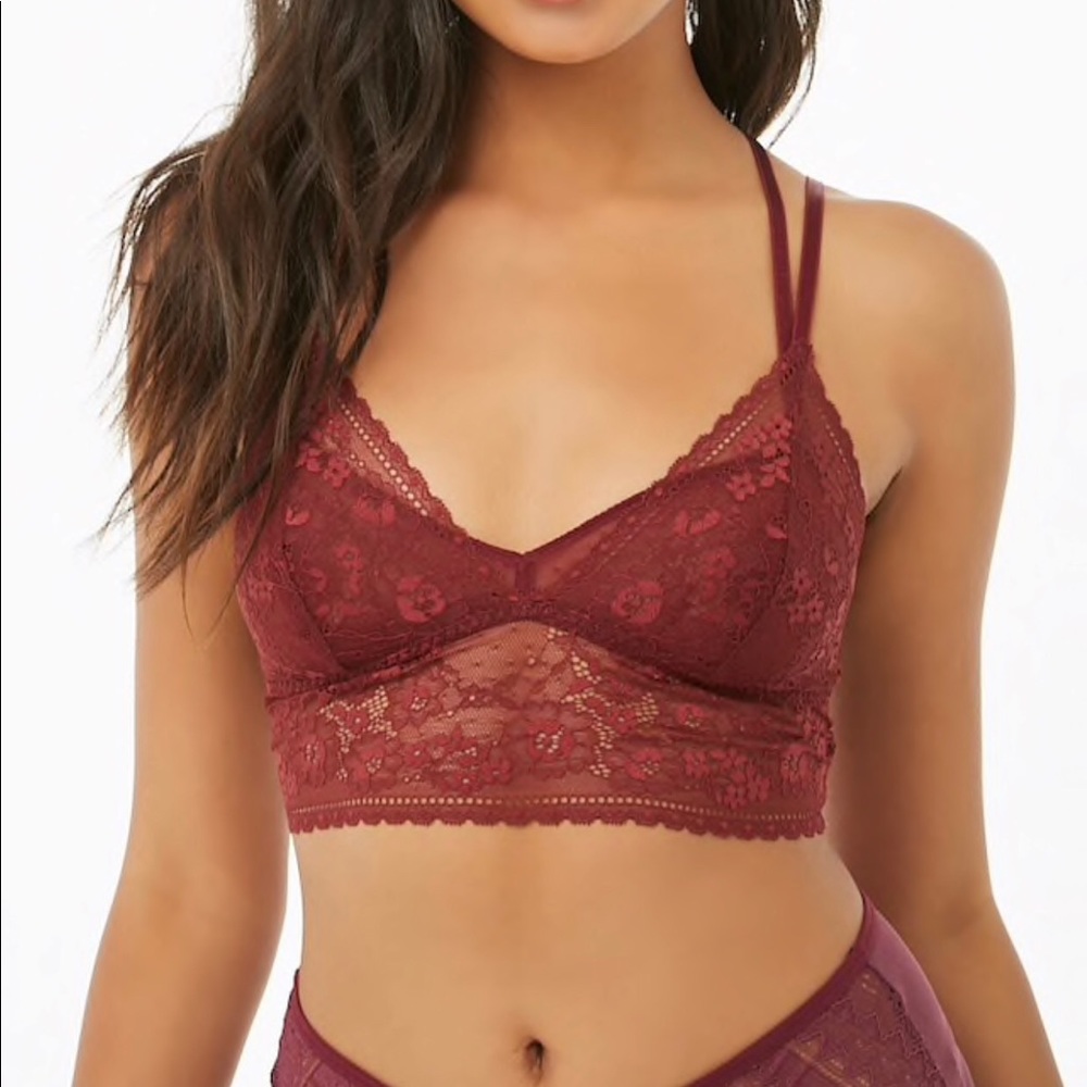 Forever 21 BLACK Lace Bralette